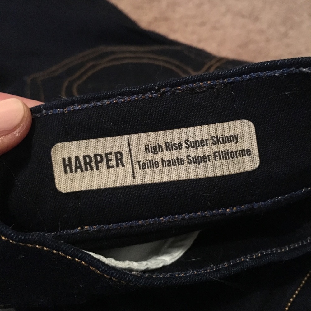 True Religion High Rise Super Skinny Jeans